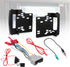 Double DIN Radio Installation Dash Kit with Radio Wire Harness for 2007-2016