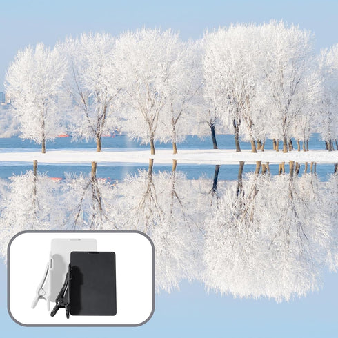 Dovbuqu 2 PCS Smartphone Camera Mirror Reflection Clip Kit, Mirror Reflection Clip for Smart Phone Camera, Mirror