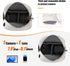 Cwatcun Camera Bag Small Compact Camera Sling Case, Waterproof Canvas Crossbody Camera Bag with Rain Cover, Travel