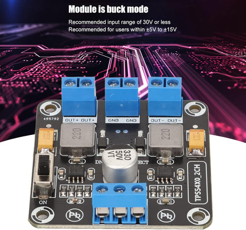 Dual Power Supply Modules, TPS5430 12V 15V Reverse Connection Positive Negative Dual Output Module