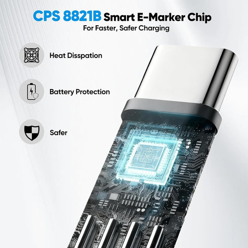 20ft 3.2 2 10Gbps 240W 4K@60Hz USB C to USB C Cable Long, USB C Gen High Speed Data Transfer & Charging & Type C