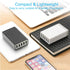 Desktop 5 Port USB Wall Charger 40W 8A, USB Hub Charging Station for Multiple Devices, Portable Multi Port USB Charger