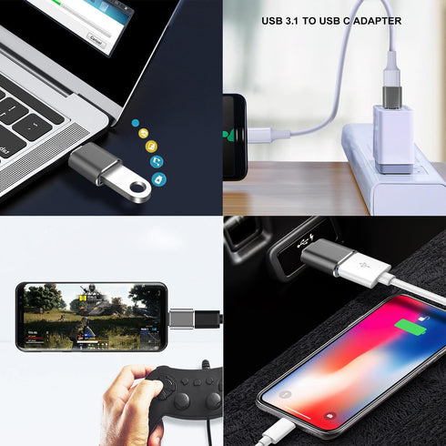 USB C to USB Adapter, Type C Male to USB 3.1 Female Adapter, OTG USB Adapter for MacBook Pro, Samsung Galaxy