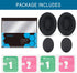 Earpads for Sennheiser HD598/HD518/HD558 Headphones, Velour Ear Pads Cushions Replacement for HD595/HD599 (Black)