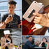 LOVEHANDLE Universal Phone Grip - Black Elastic Strap with White Base - Fits Most Smartphones, Mini Tablets