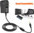 SoulBay 12V 2A Power Supply Regulated 12 Volt DC Adapter with 8 Tips, 8.2FT Cord