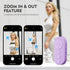RIOFOGO Wireless Camera Remote Control with Zoom in/Out for Android & iPhone,Versatile Shutter with Front/Rear Camera