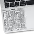 Synerlogic Mac OS Shortcuts Sticker - 5pcs Keyboard Stickers for macOS, No-Residue Laminated Vinyl Cheatsheet