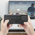 Rii K06 Mini Bluetooth Keyboard - Backlit 2.4GHz Wireless Keyboard with IR Learning, Portable Lightweight Touchpad,