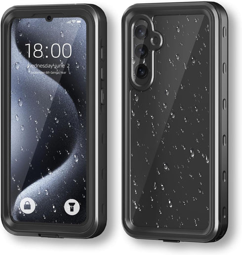 Waterproof Case for Samsung Galaxy A35 5G, IP68 Certified Shockproof Dustproof Snowproof Cover, Full Body Heavy Duty
