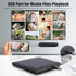 MAITE 0.6 Inch Ultra Slim DVD Player, Thin HDMI AV DVD Players for TV, Design with Region Free & Colourful HD Pixels
