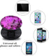 6 Pieces Plastic Disco Crystal Phone Grip - Collapsible Adhesive Foldable Expanding Finger Stand Holder.