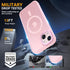 Thomo Upgraded Magnetic iPhone 15 Plus Case, Compatible with MagSafe, Slim Translucent Phone Cover