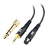 Premium Braided 3.5mm to Mini XLR Headphone Cable 4 ft, Compatible with Beyerdynamic DT 1770 Pro, DT 1990 Pro, AKG