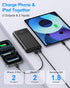 Ansody 2-Pack 10000mAh 22.5W 2 2 Pack Portable Charger, Slim USB C Power Bank Fast Charging with Outputs & Inputs
