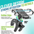 CAW.CAR Accessories Metal Bike & Motorcycle Phone Mount, Unbreakable Handlebar Holder for Smartphones