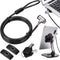 AboveTEK Laptop Lock, Tablet Lock Security Cable, 2 Keys Sturdy Steel iPad