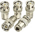 Eightwood BNC Male Plug Solder Clamp Connector 10-Pack for RG58 RG142 LMR195 Coax Cable