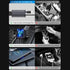 Kwak's USB C Retractable Car Charger Adapter, Fast Charge Compatible with iPhone 15/15 Pro Max (Double Type-C)