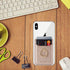 BIAJIYA Cell Phone Card Holder RFID Ring Stand Stick on Wallet for Back of Phone for iPhone, Android, All Smartphones