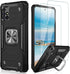 IKAZZ for Galaxy A51 4G Case with Screen Protector, Dual Layer Soft TPU and Hard PC, Anti-Slip Full-Body Rugged Cover