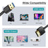 AKWOR 6.6FT 1080P USB to HDMI Adapter Cable, USB to HDMI Male to Male Cord, HD Monitor Display Audio Video Converter