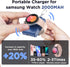 Portable Watch Charger for Samsung, 2000mAh 2-in-1 Magnetic Charger, Travel Wireless Power Bank for Galaxy Watch 6/6