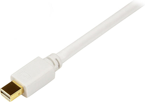 10ft 1920x1200 (MDP2DVIMM10W) StarTech.com Mini DisplayPort to DVI Adapter Cable - Mini DP to DVI Video Converter - MDP