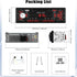 CAMECHO MP3/U Car Radio Bluetooth Single DIN Car Stereo Audio, Car Audio with Bluetooth Handsfree/FM/ Disk/AUX/USB