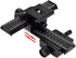 VEETALEE 4-Way 1/4" Aluminum Macro Focusing Rail Slider with Quick Release Plate, Screw Hole for Close-Up Shooting