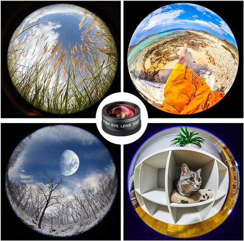Phone Camera Lens Kit - 20X Telephoto Zoom, Wide Angle & Macro Lens for iPhone, Android Smartphones