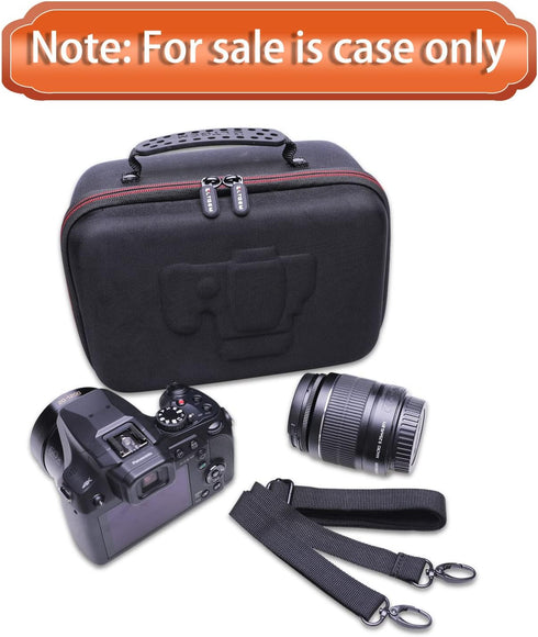 LTGEM EVA Hard Case for Panasonic LUMIX FZ80 - Travel Protective Carrying Storage Bag for Digital Camera