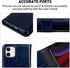 MONASAY Wallet Case Compatible for iPhone 11, 6.1-inch, Flip Folio Leather Cover with Credit Card Holder, Blue