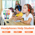 Kids Headphones Bulk 20 Pack for School Classroom, Class Set of Headphones for Students, 3.5mm Jack (10 Multi Color)