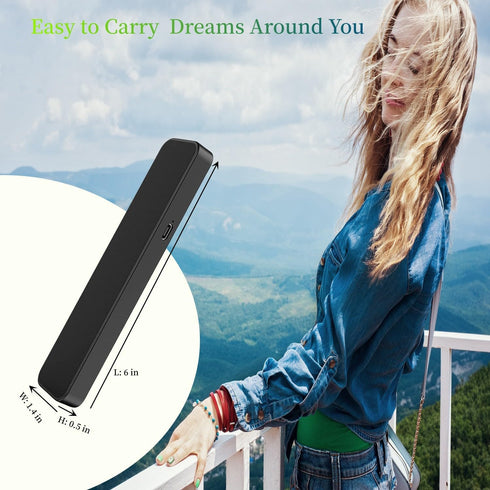 Bluetooth Pillow Speaker for Sleeping, Bone Conduction Stereo Wireless Music Headphones, Under Pillow Speaker for Side