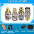 4PCS SMA to BNC Antenna Coax Adapter Connector, SMA Male Female to BNC Male Female Coaxial Adapters for SDR