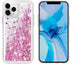 Compatible with iPhone 12 and 12 Pro Case, Bling Flowing Liquid Floating Glitter TPU Protective Case 6.1 inch