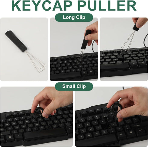 Set of 5pcs Keyboard Cleaning Tools, Keycap Remover, Key Switch Puller Kit with Keycap Tweezers for Mechanical Keyboards