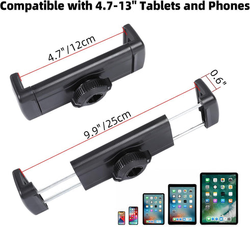 ZUZUXI 360 4.7 13 inch Magnetic Tablet Holder for iPad, Rotation Heavy Duty Magnet Tablet Mount