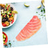 KOMBIUDA Simulated Salmon Slice Fake Food Model Lifelike Salmon Prop for Kitchen Decoration Restaurant Display