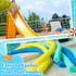2 Pcs Pool Noodles Storage Organizers with Handles for Hanging and Carrying Pool Noodles, Garden Hose, Blue