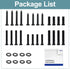 Maozhren 24" 40" 48" 50" 55" 58" 60" 65" RC439 100012585 100005396 100024699 100021261 TV Stand Screws and Washers