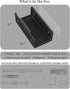 Under Desk Laptop Holder Rack Mount for Keyboard & Small Devices, Cable Box Wall Mount Tray Organizer