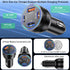 USB C Car Charger, 2 Pack 4-Port 65W Dual USB-C & USB-A Fast Charging Adapter for iPhone 15 14 13 12 11 Pro Max