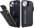 Cavor for iPhone 15 Case with Card Holder, Wallet Case for Women, Crossbody Lanyard and Wristlet, Leather Zipper Pocket