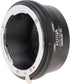 FocusFoto X-H2,X-H2S,X-T5,X-T4,X-E4,X-T200,X-A20,X-T30 II,X-Pro3,X-S10,X-S20,X-E2S FOTGA AI(G)-FX Adapter for Nikon