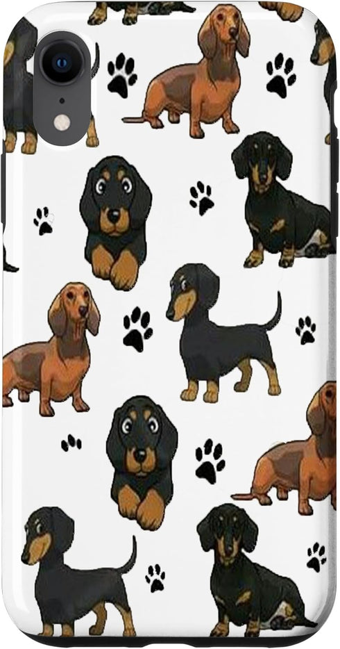 Funny Dachshund Case for iPhone XR - Perfect Gift for Cute Dog Lovers!
