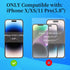 2 Pack Privacy Screen Protector for iPhone X/XS/11 Pro, Full Coverage Anti-Spy Anti Blue Tempered Glass 5.8 inch