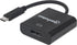 MANHATTAN Super High Speed USB 3.1 Type-C-DisplayPort Converter Connector/Converter Black