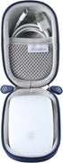 Hard Case for Apple Magic Mouse (1 2 & 3 Gen) Including Carabiner in Navy Blue